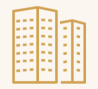 Two tall office buildings
